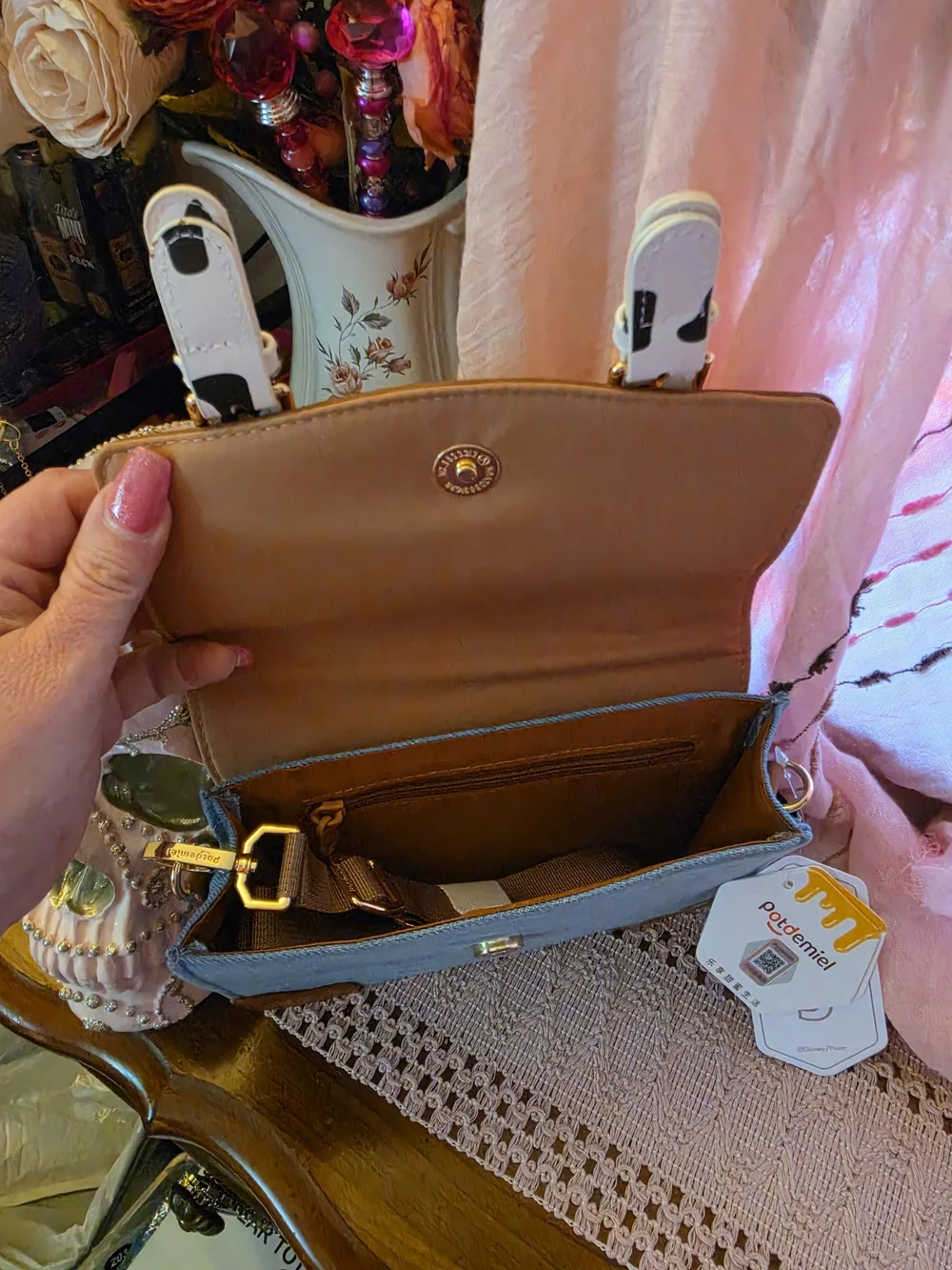Disney Woody Kids Satchel in Orange, Blue, Brown and White